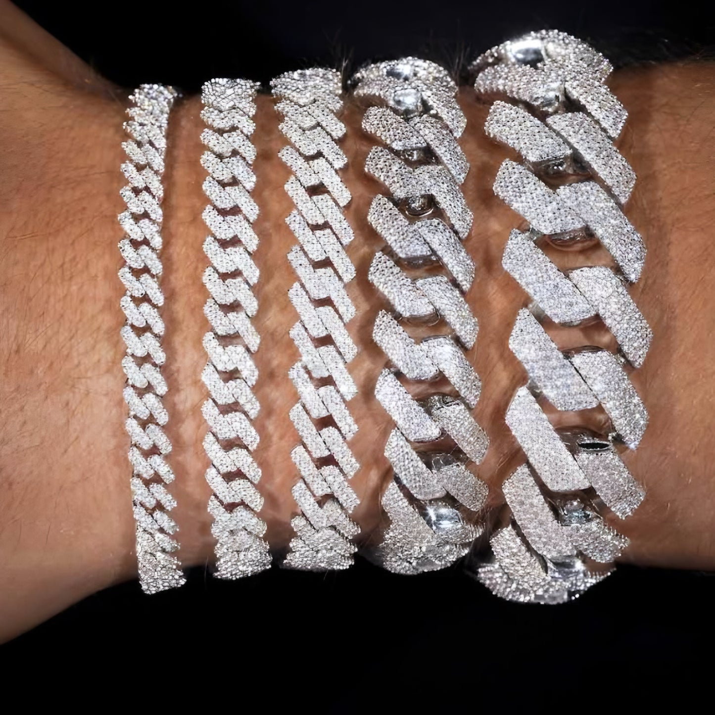 Moissanite - Cuban Link 14K Gold