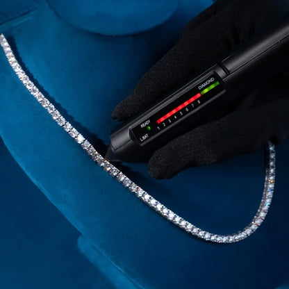 Moissanite - Tennis Chain 14K Gold