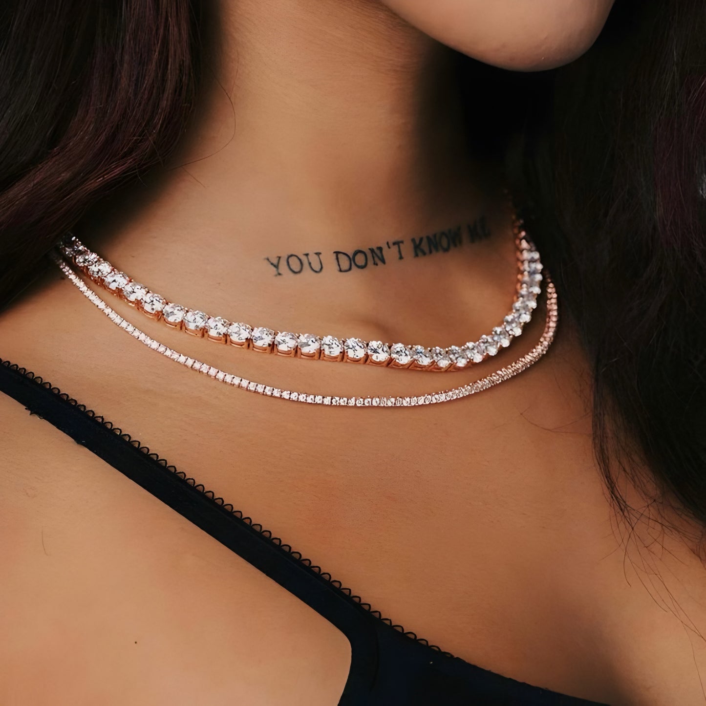 Moissanite - Tennis Chain 14K Gold