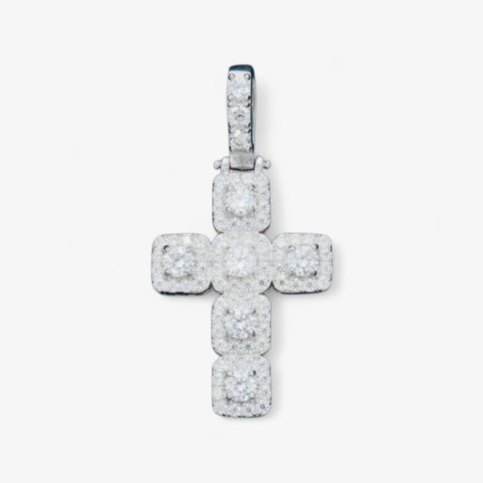 Moissanite - Cross 14K Gold