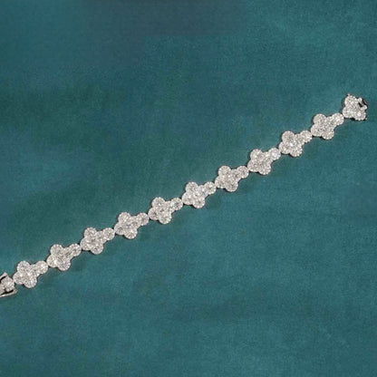 Moissanite - 12.5 Mm Bracelet Tennis 14K Gold