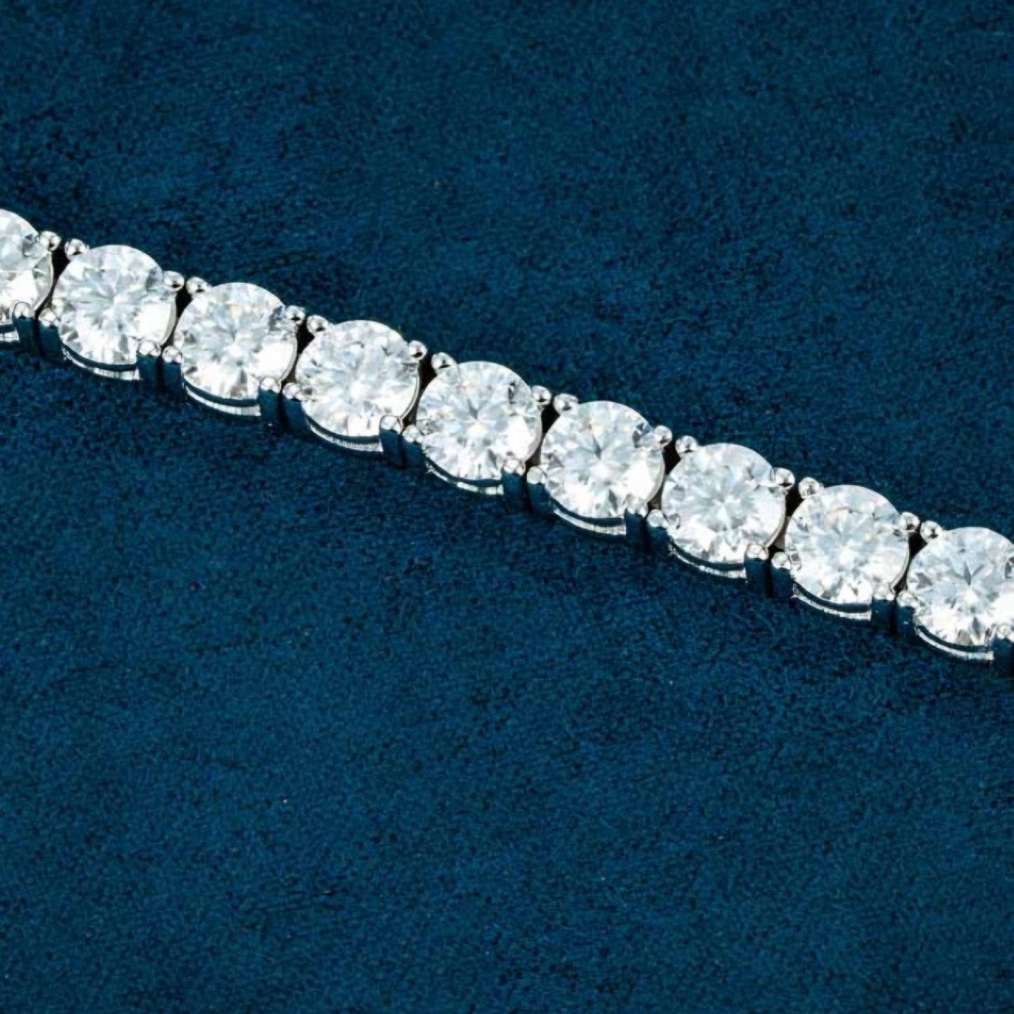 Moissanite - 5mm Tennis Bracelet 14K Gold